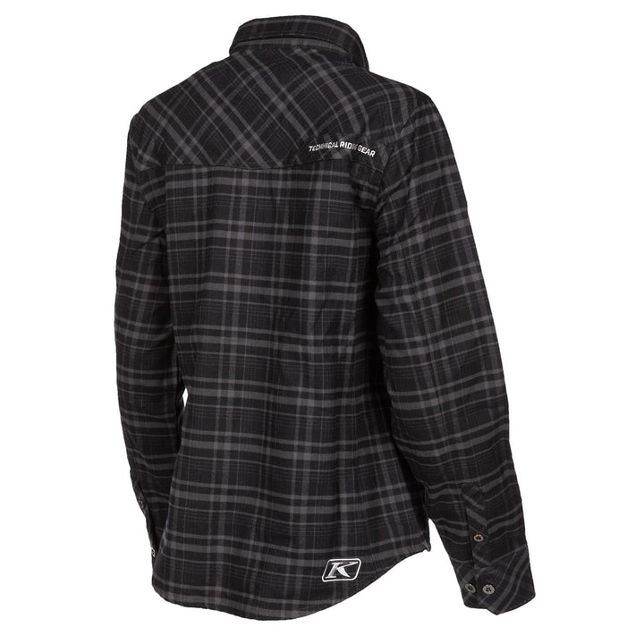Klim Upland Flannel Shirt - Black - Asphalt