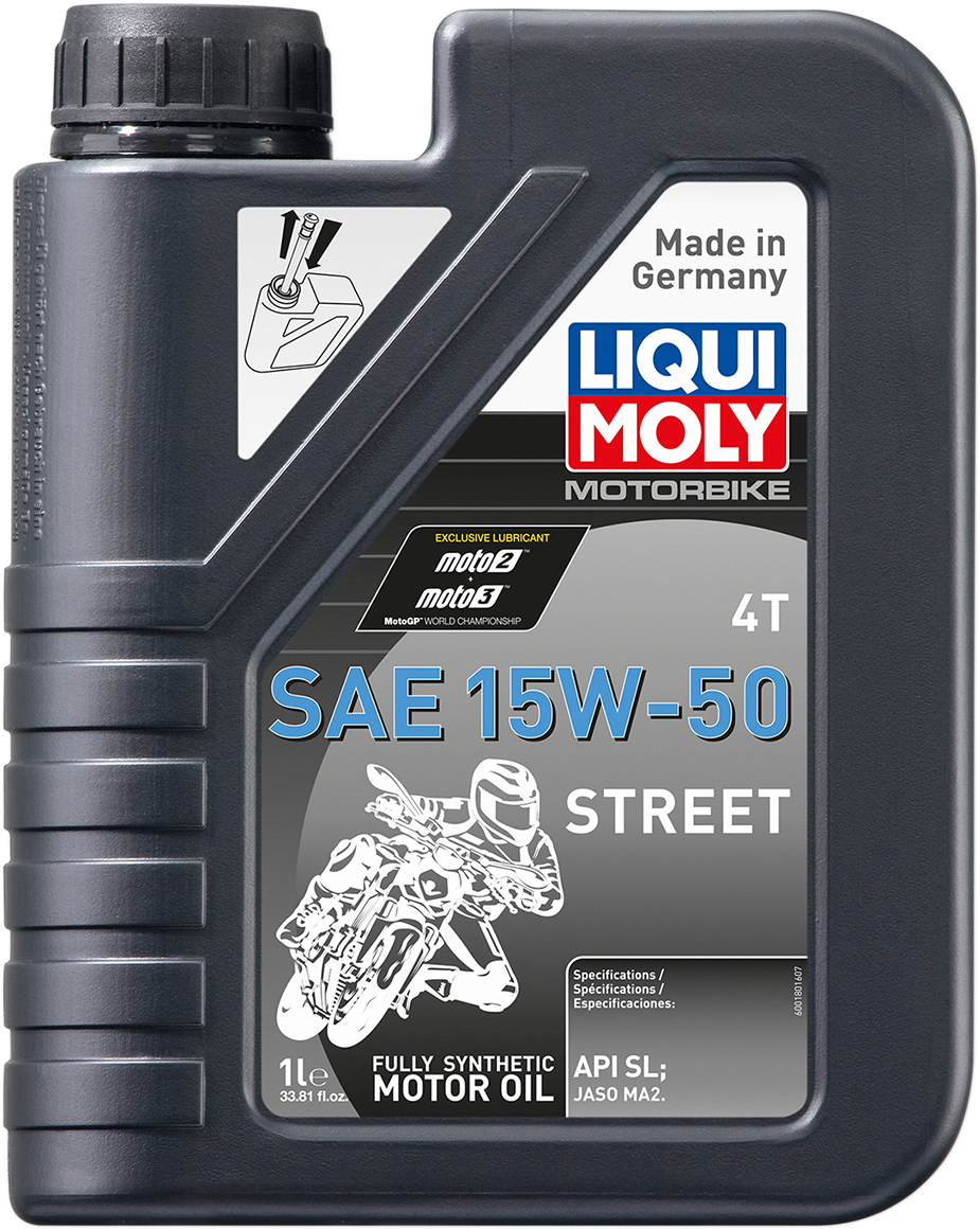 Liqui Moly Street 4T Engine Oil - 15W-50 - 1 liter