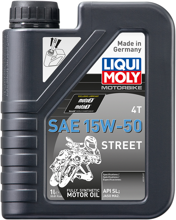 Liqui Moly Street 4T Engine Oil - 15W-50 - 1 liter
