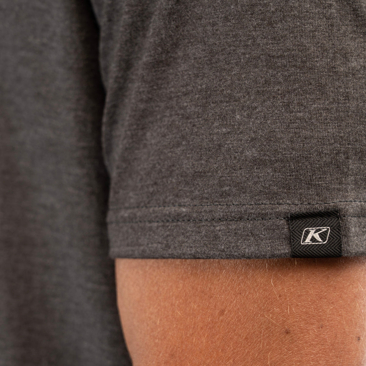 Klim Ride Tri-blend Tee - Heathered Charcoal - Monument