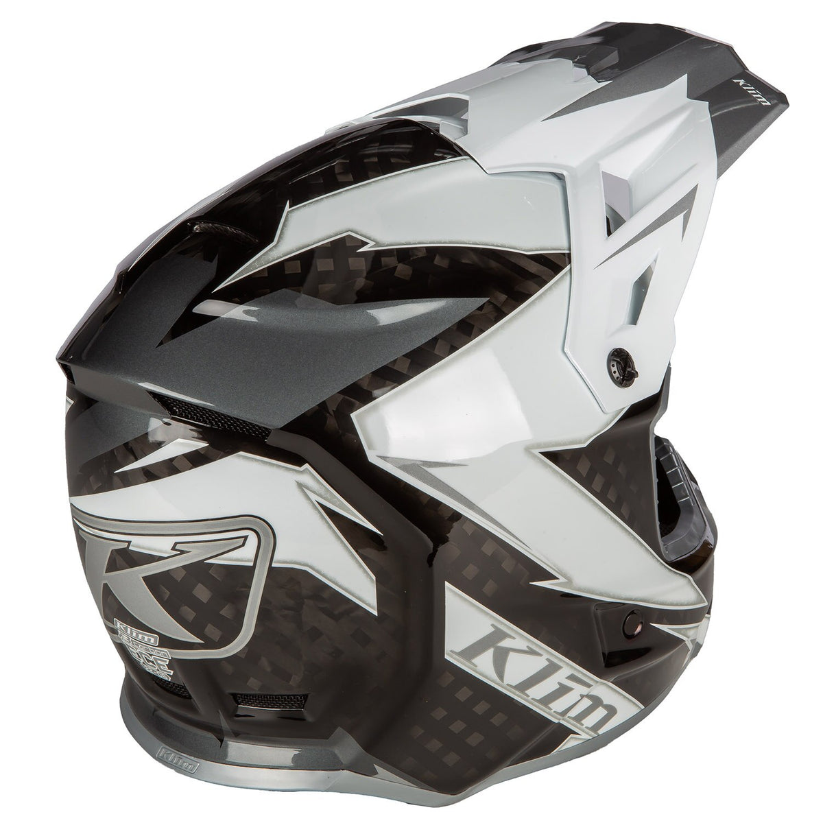 Klim F3 Carbon Off-Road Helmet ECE - Lightning White