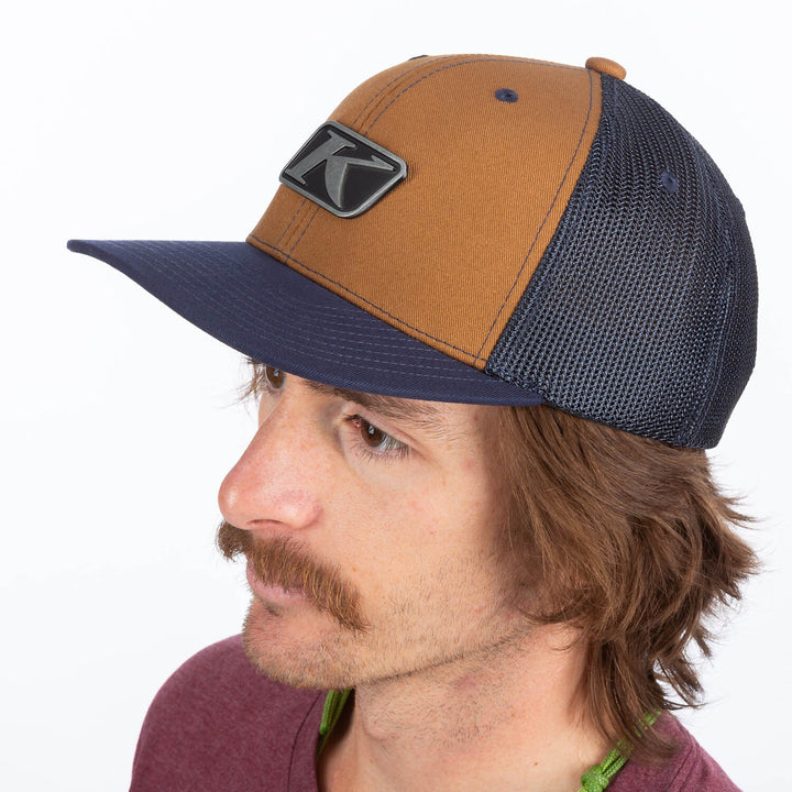Icon Snap Hat - Golden Brown - Dress Blues