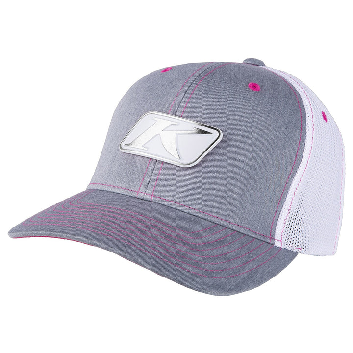 Icon Snap Hat - Heathered Gray - White