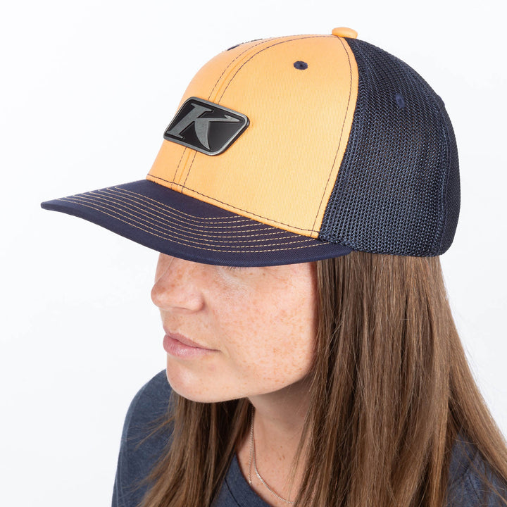 Icon Snap Hat - Mock Orange - Dress Blues