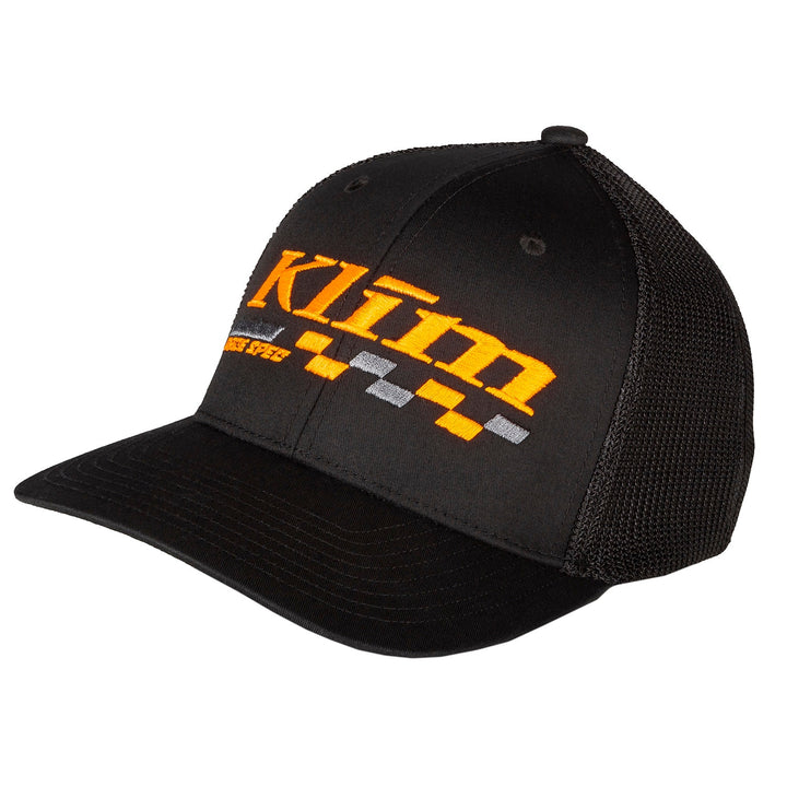 Race Spec Hat - Black - Strike Orange