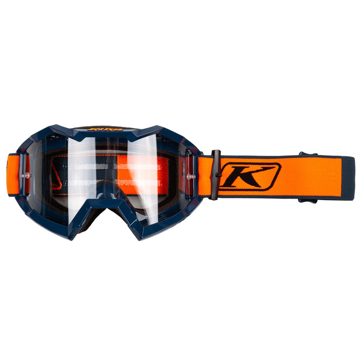 Klim Viper Off-Road Goggle - Fracture Strike Orange Clear Lens