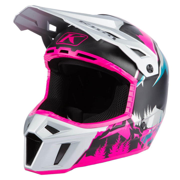 F3 Carbon Helmet ECE - DNA Pink - High Rise
