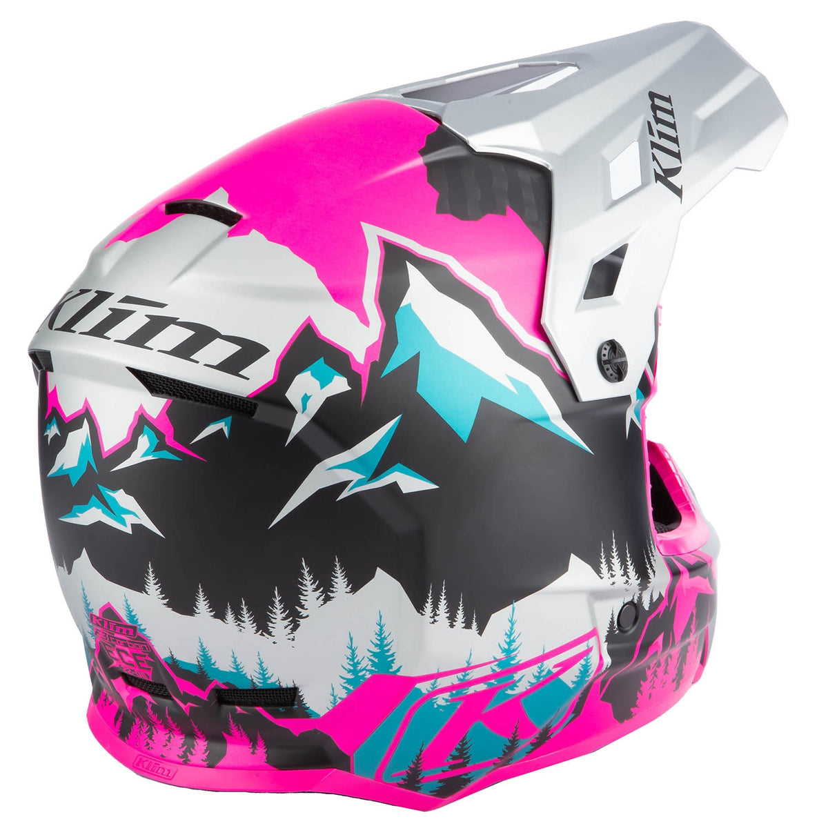 F3 Carbon Helmet ECE - DNA Pink - High Rise