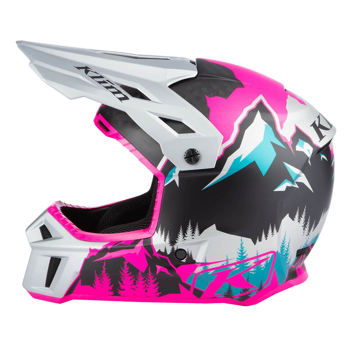 F3 Carbon Helmet ECE - DNA Pink - High Rise