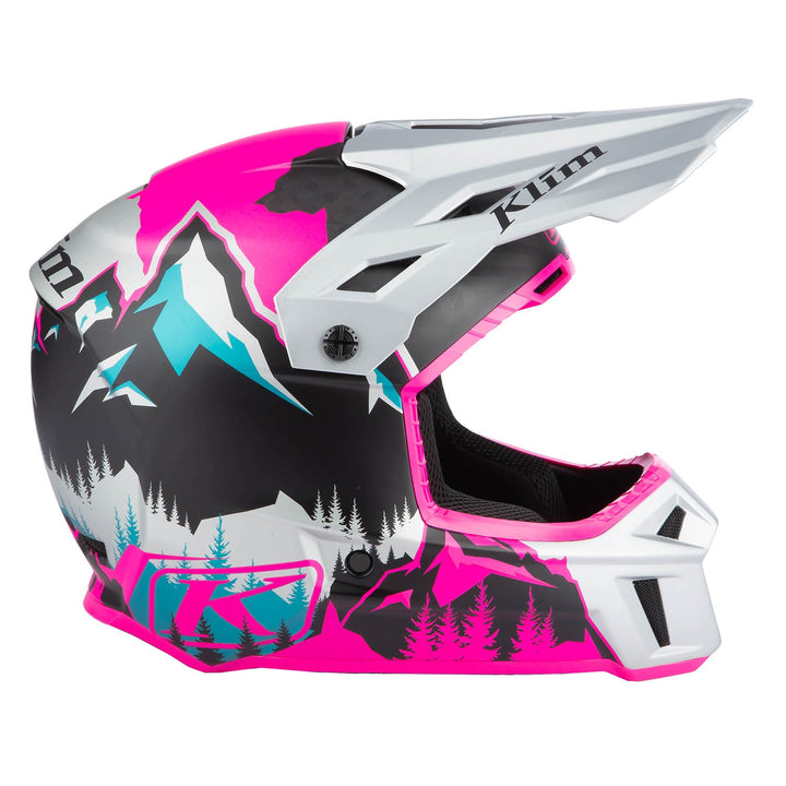 F3 Carbon Helmet ECE - DNA Pink - High Rise