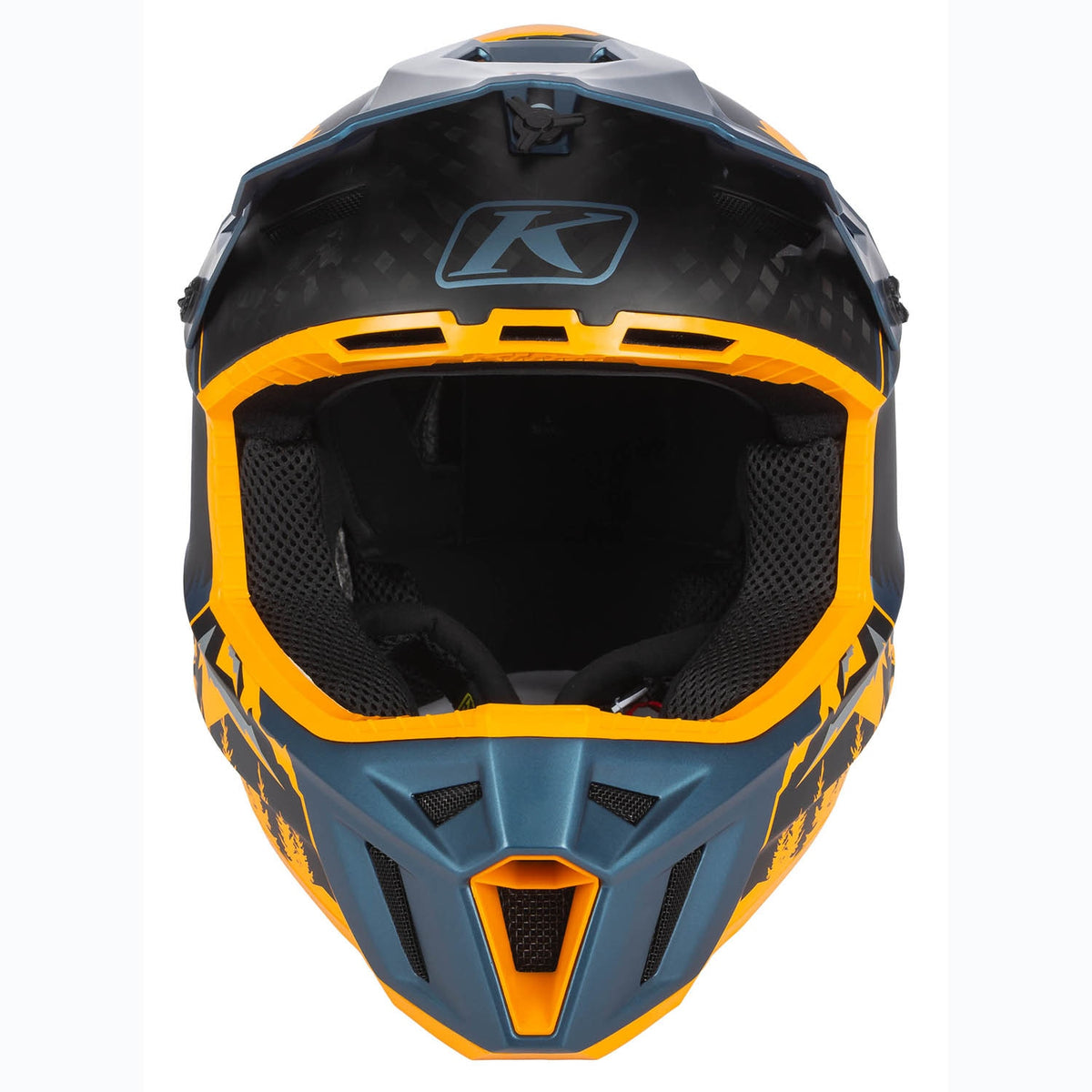 F3 Carbon Helmet ECE - DNA Sunrise - Petrol