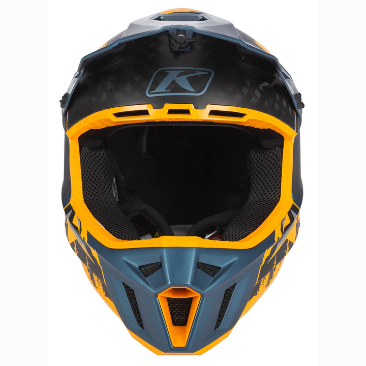 F3 Carbon Helmet ECE - DNA Sunrise - Petrol