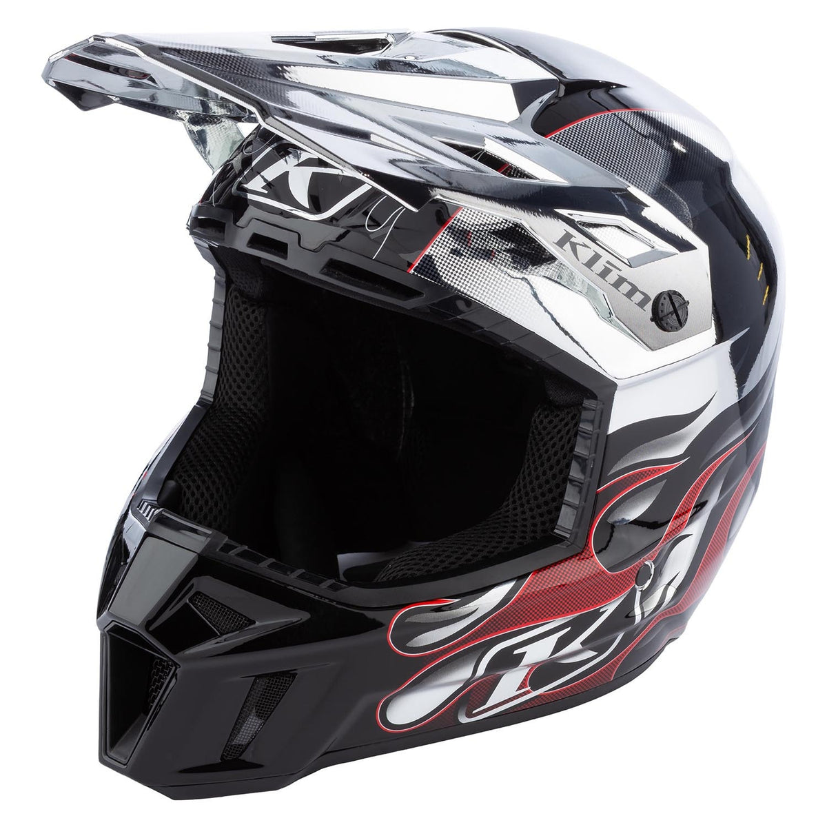 F3 Carbon Helmet ECE - Scorched Chrome