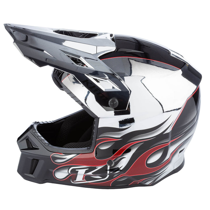 F3 Carbon Helmet ECE - Scorched Chrome