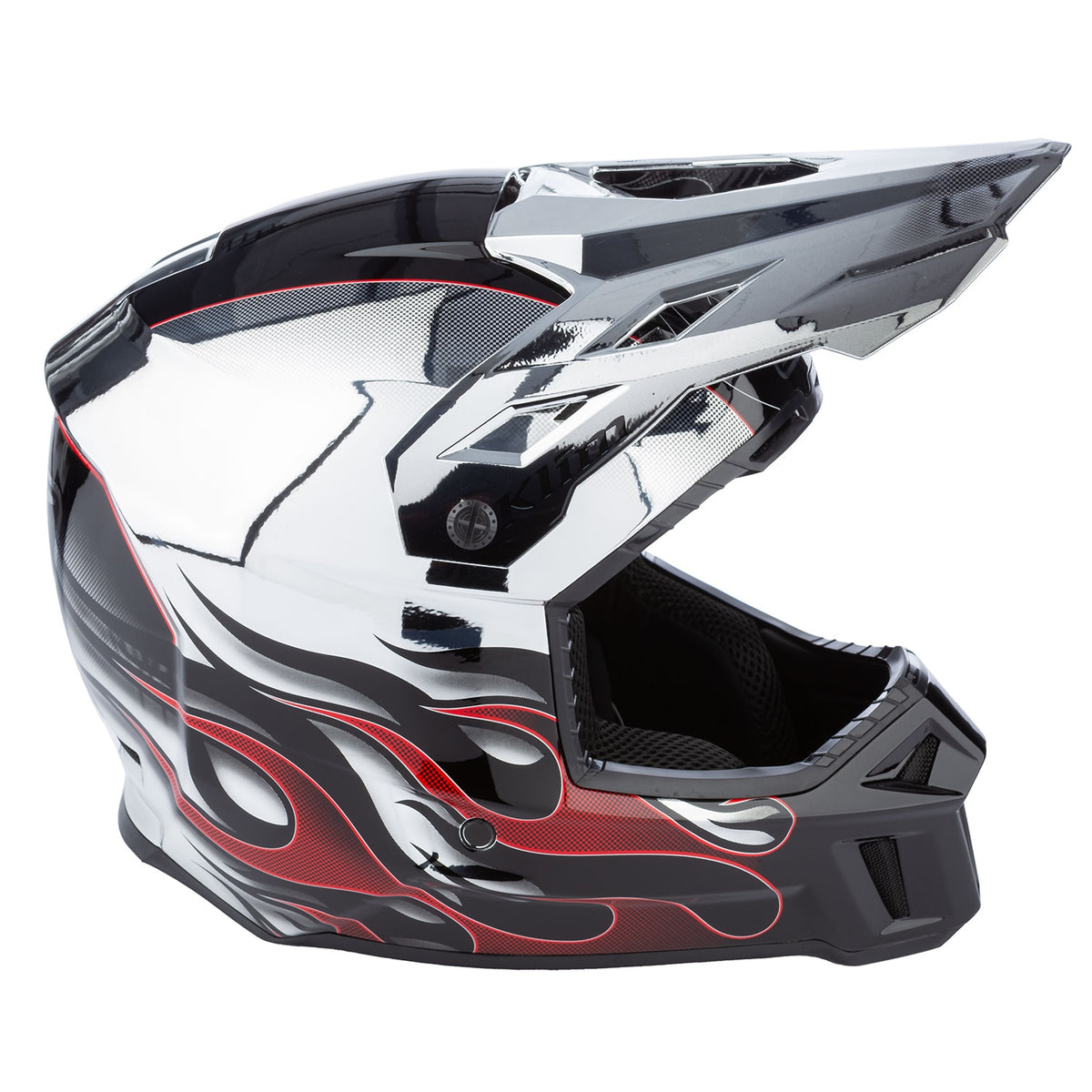 F3 Carbon Helmet ECE - Scorched Chrome