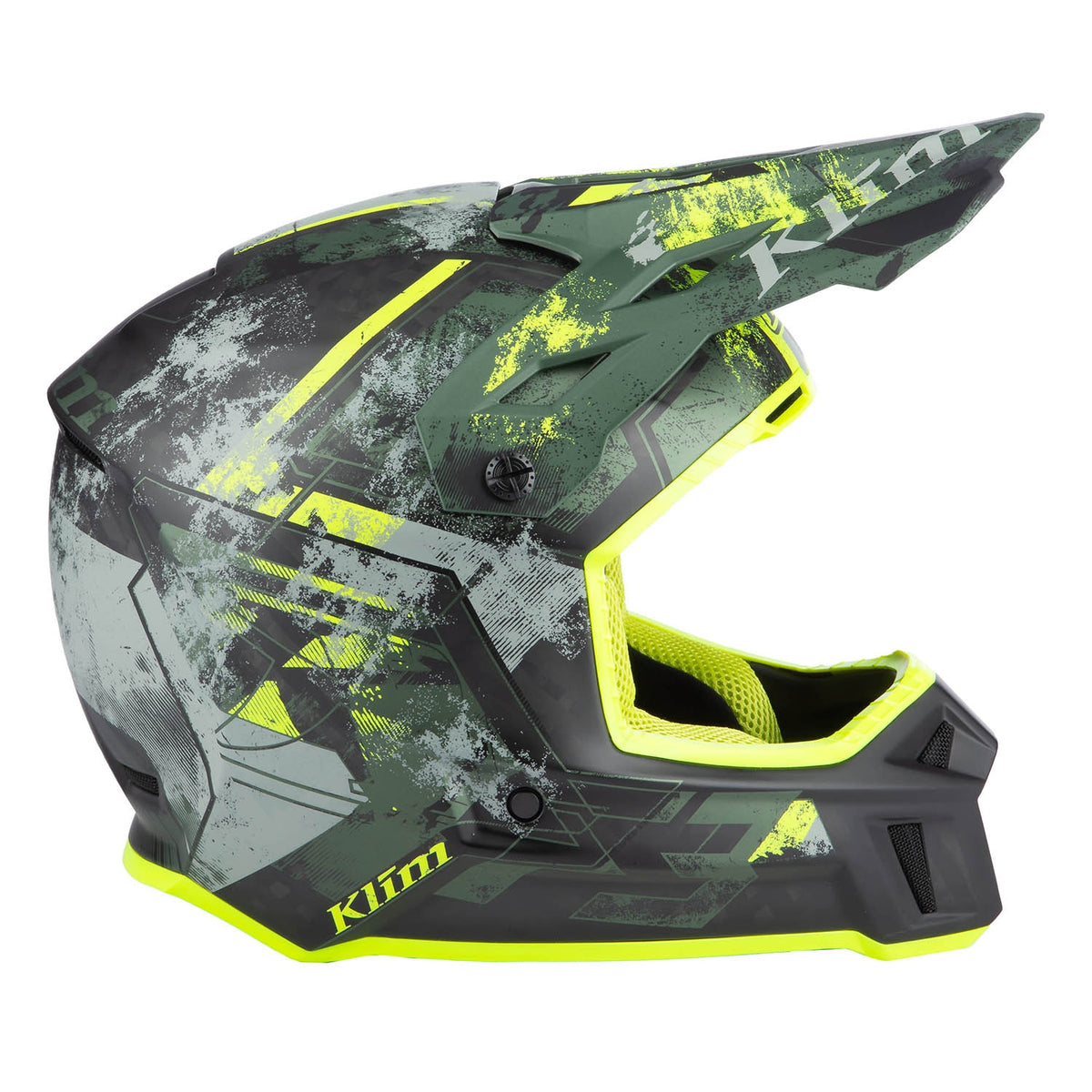 F3 Carbon Helmet ECE - Unruly Kombu Green - Hi-Vis