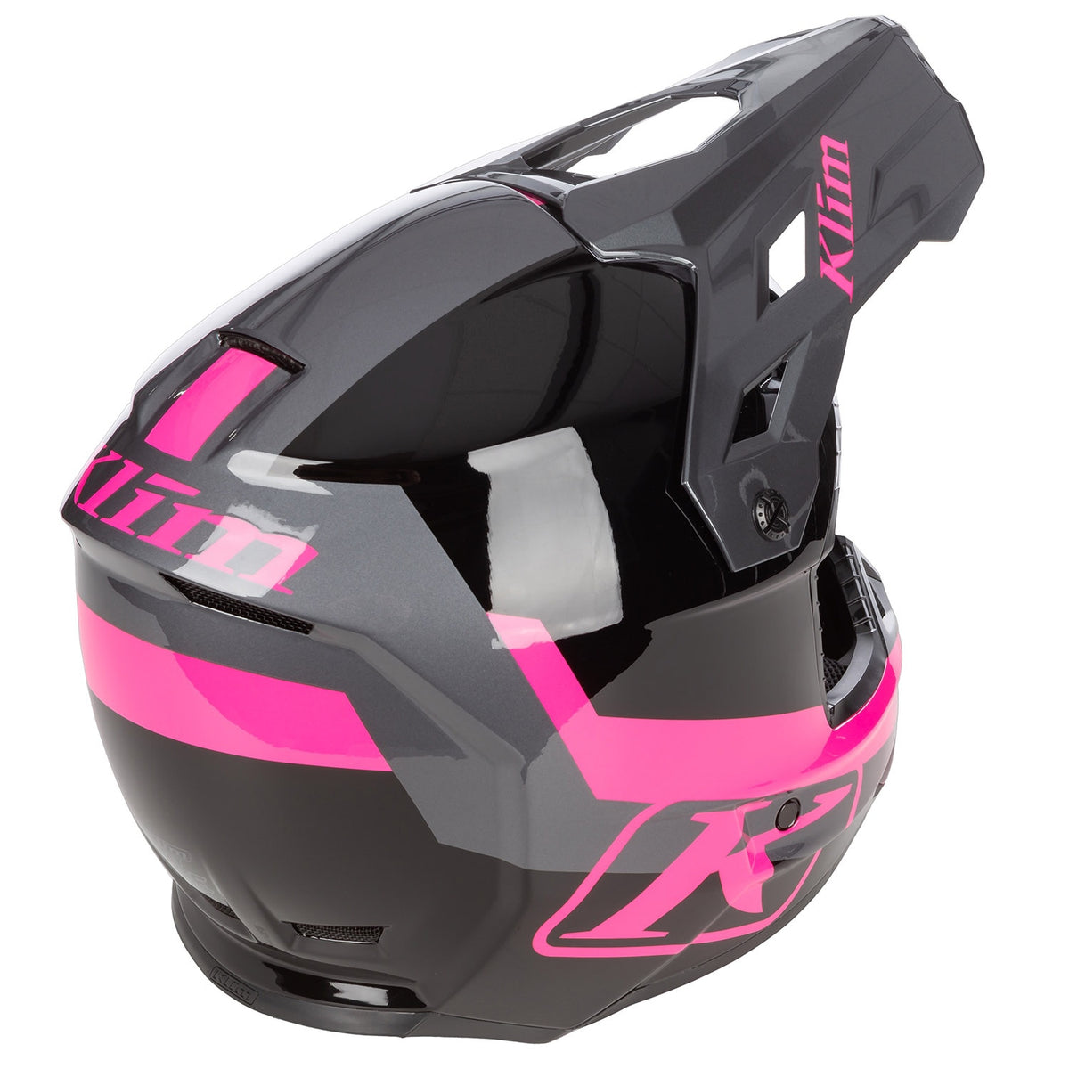 Klim F3 Helmet ECE - Elevate Black - Knockout Pink