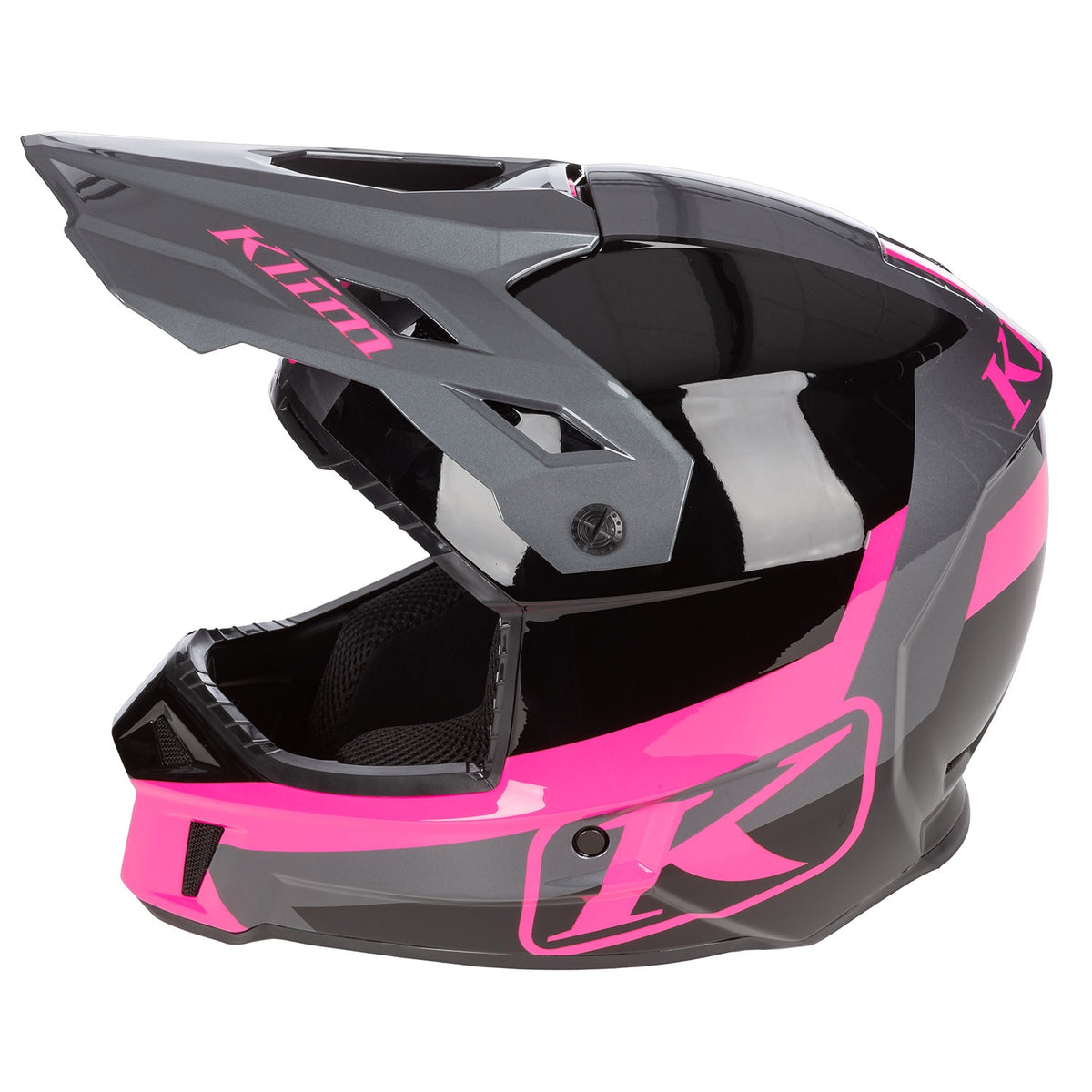 Klim F3 Helmet ECE - Elevate Black - Knockout Pink