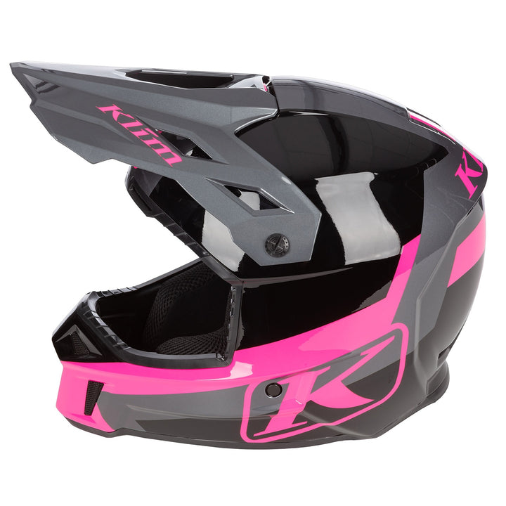 Klim F3 Helmet ECE - Elevate Black - Knockout Pink