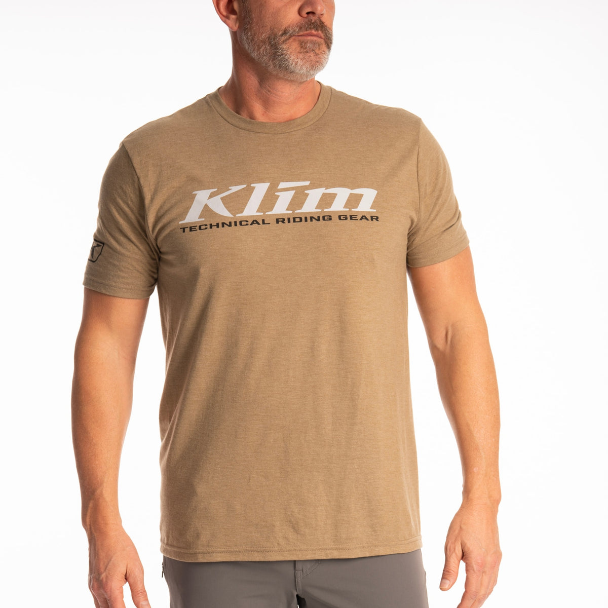 Klim K Corp SS T - Coyote Brown Heather - High-rise