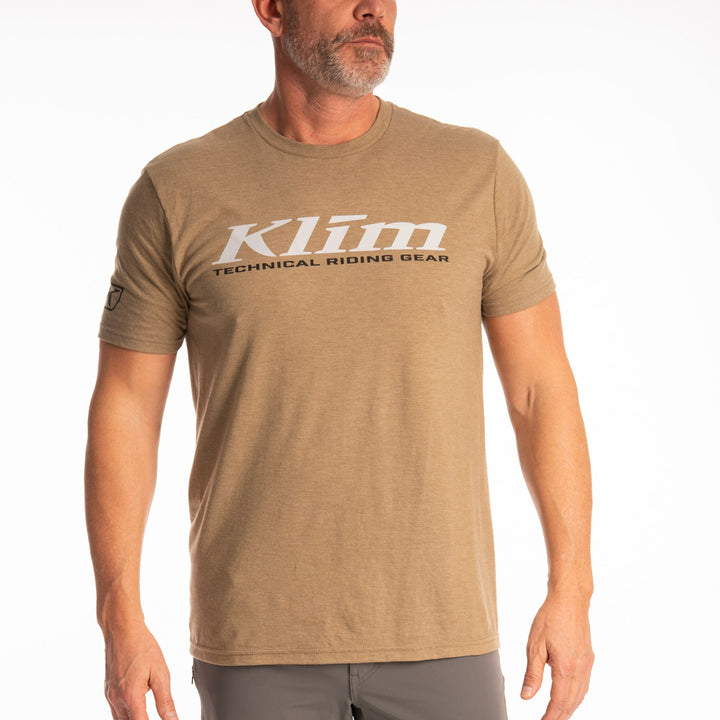 Klim K Corp SS T - Coyote Brown Heather - High-rise