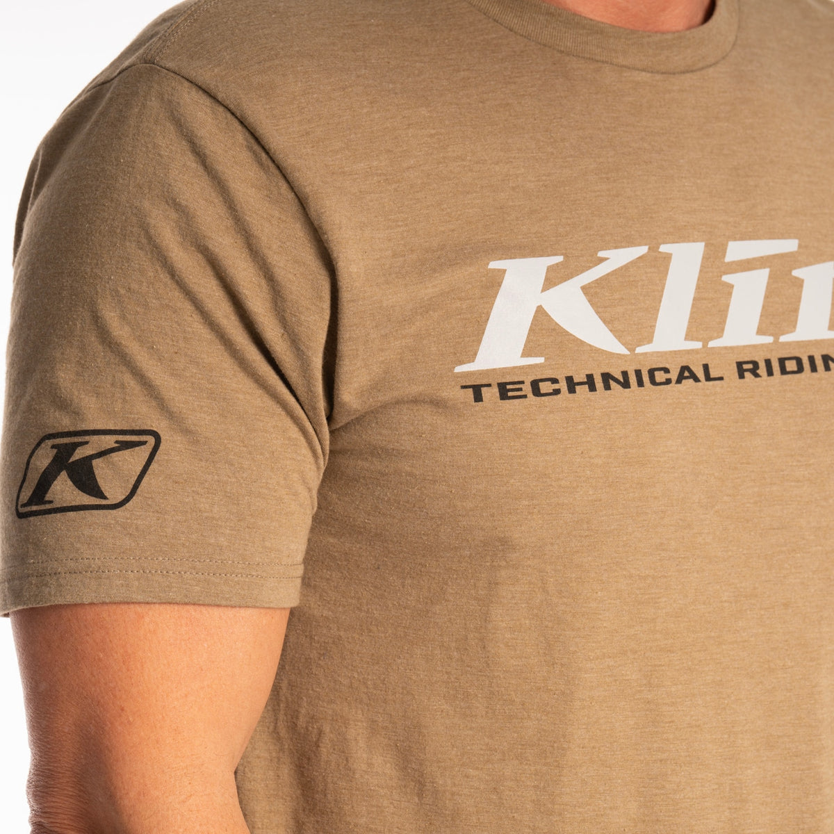 Klim K Corp SS T - Coyote Brown Heather - High-rise