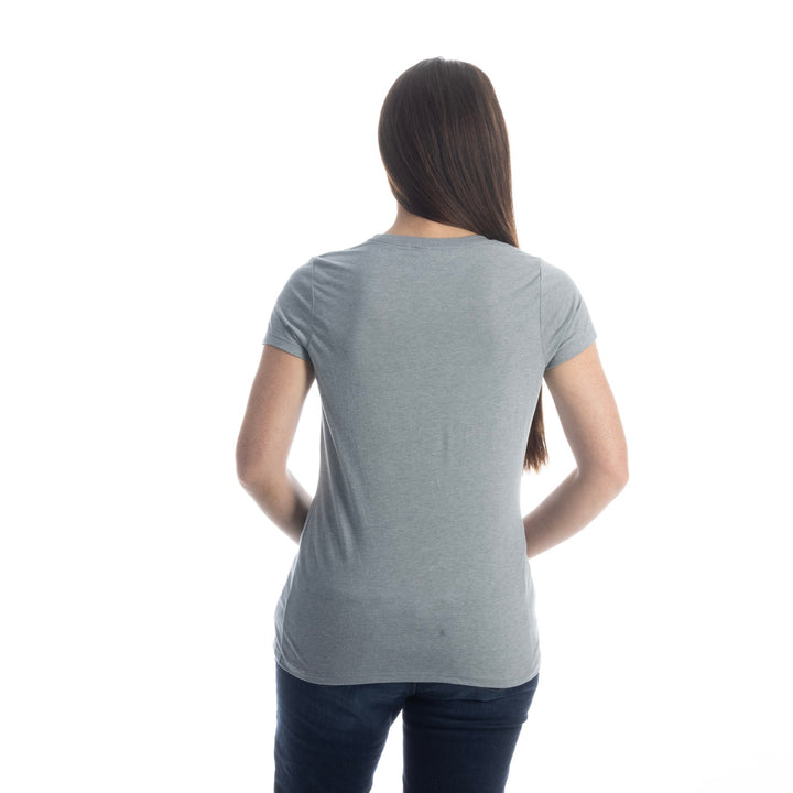 Klim Women's Kute Corp SS T - Heathered Gray - Desert Flower