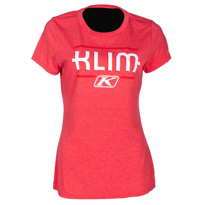 Klim Women's Kute Corp SS T - Red Frost - Chili Pepper