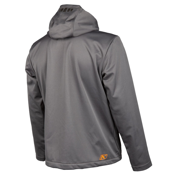 Klim Transition Hoodie - Asphalt - Strike Orange