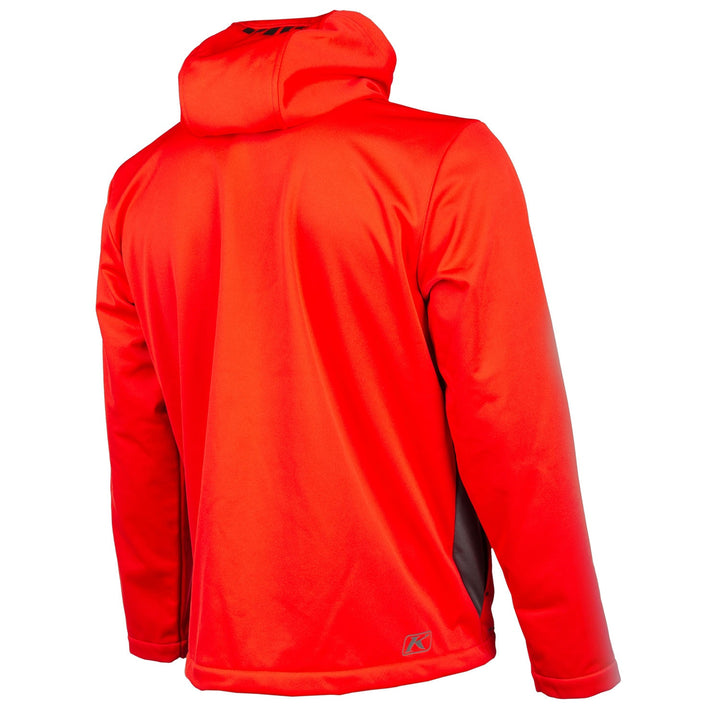 Klim Transition Hoodie - High Risk Red - Asphalt