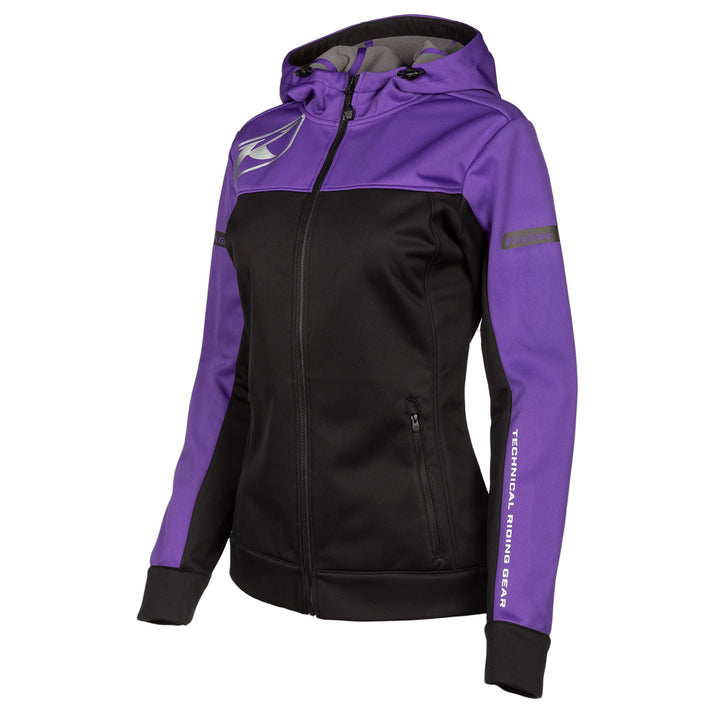 Klim Evolution Hoodie Youth - Black - Heliotrope