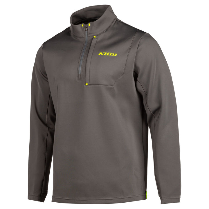 Defender 1/4 Zip - Asphalt - Hi-Vis