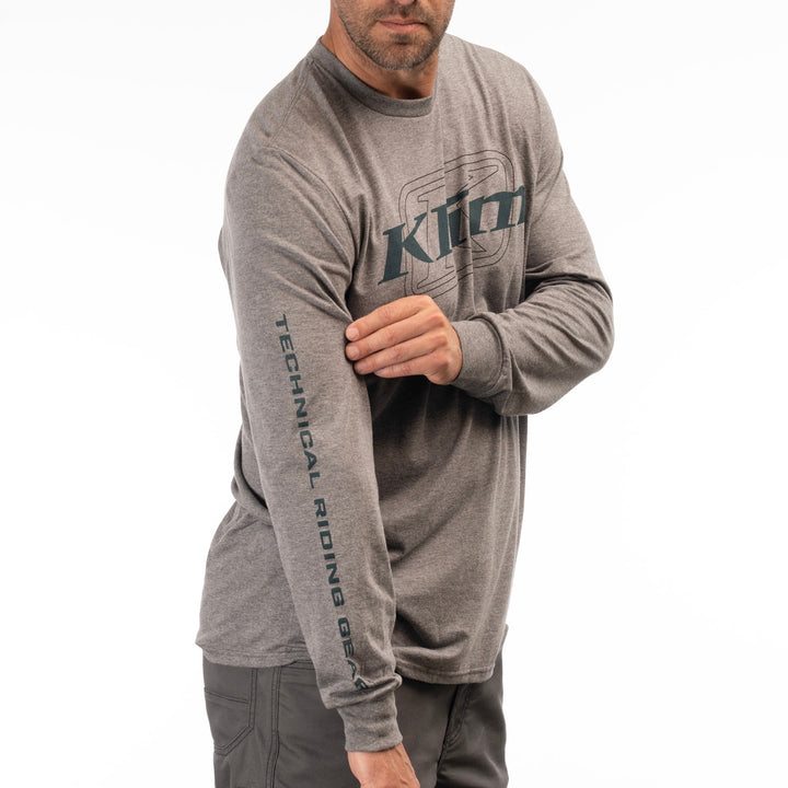 Klim K Corp LS T - Gray Frost - Dark Sea