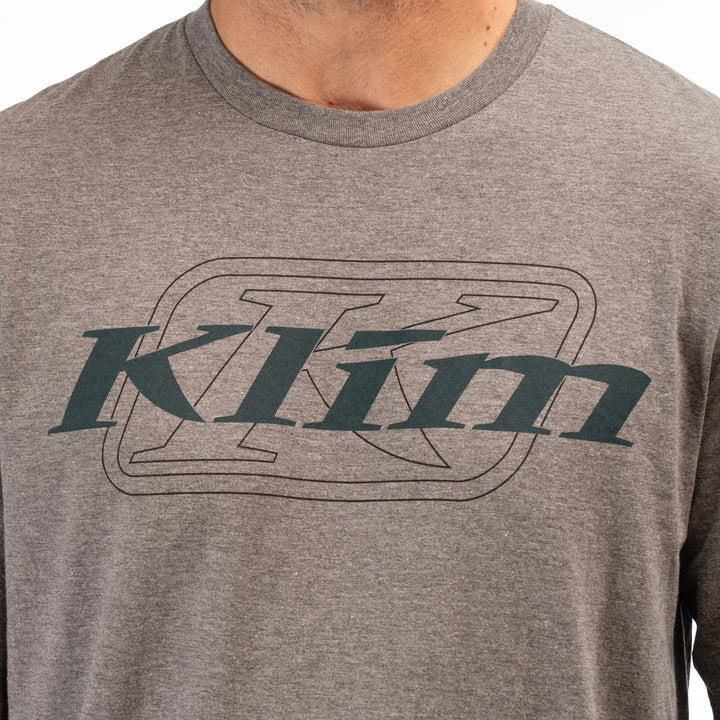 Klim K Corp LS T - Gray Frost - Dark Sea