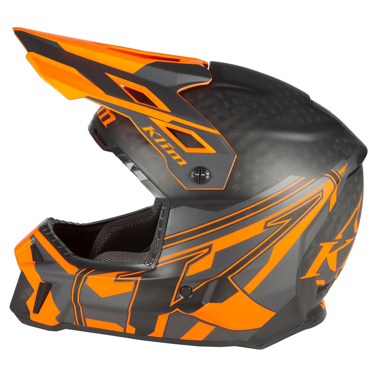 F3 Carbon Pro Helmet ECE - Ascent Asphalt - Strike Orange