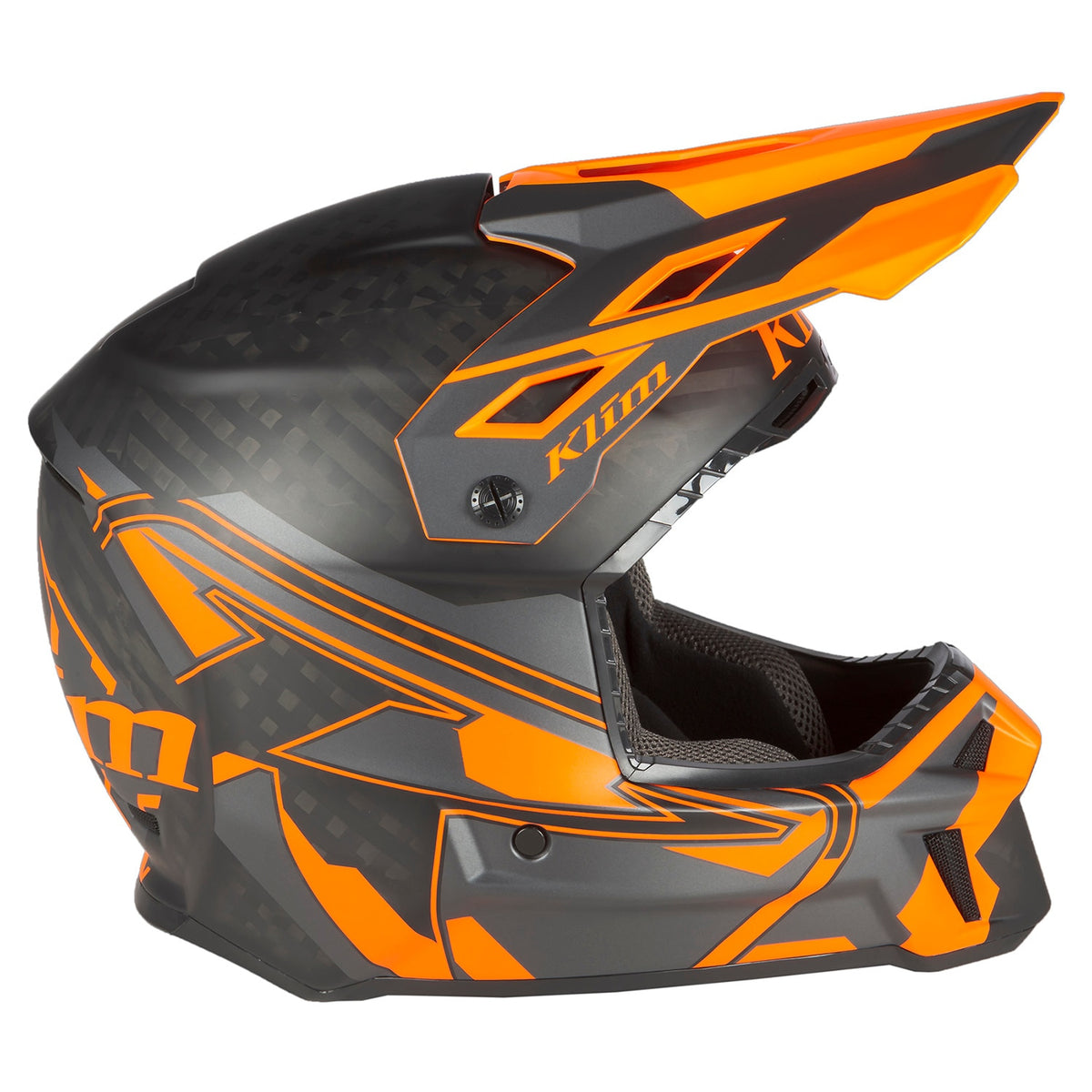 F3 Carbon Pro Helmet ECE - Ascent Asphalt - Strike Orange