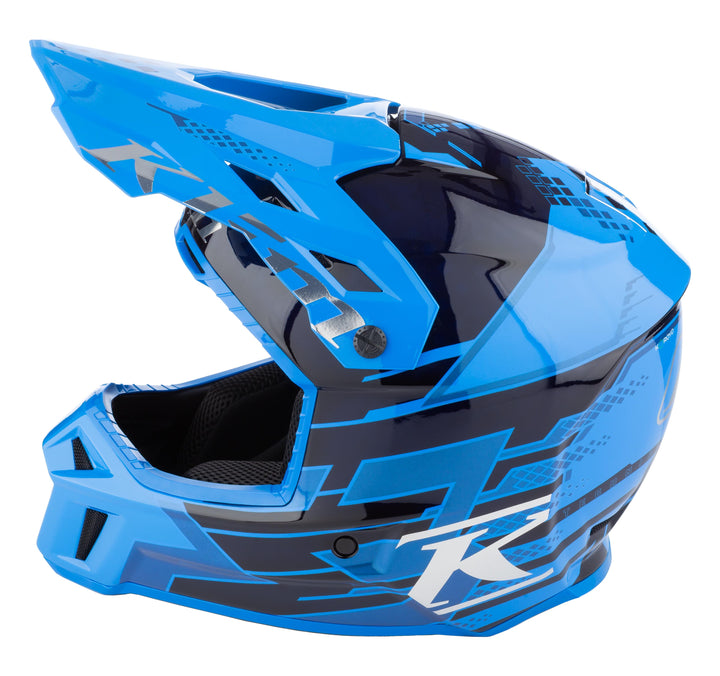 F3 Carbon Pro Helmet ECE - Diamondback Electric Blue Lemonade