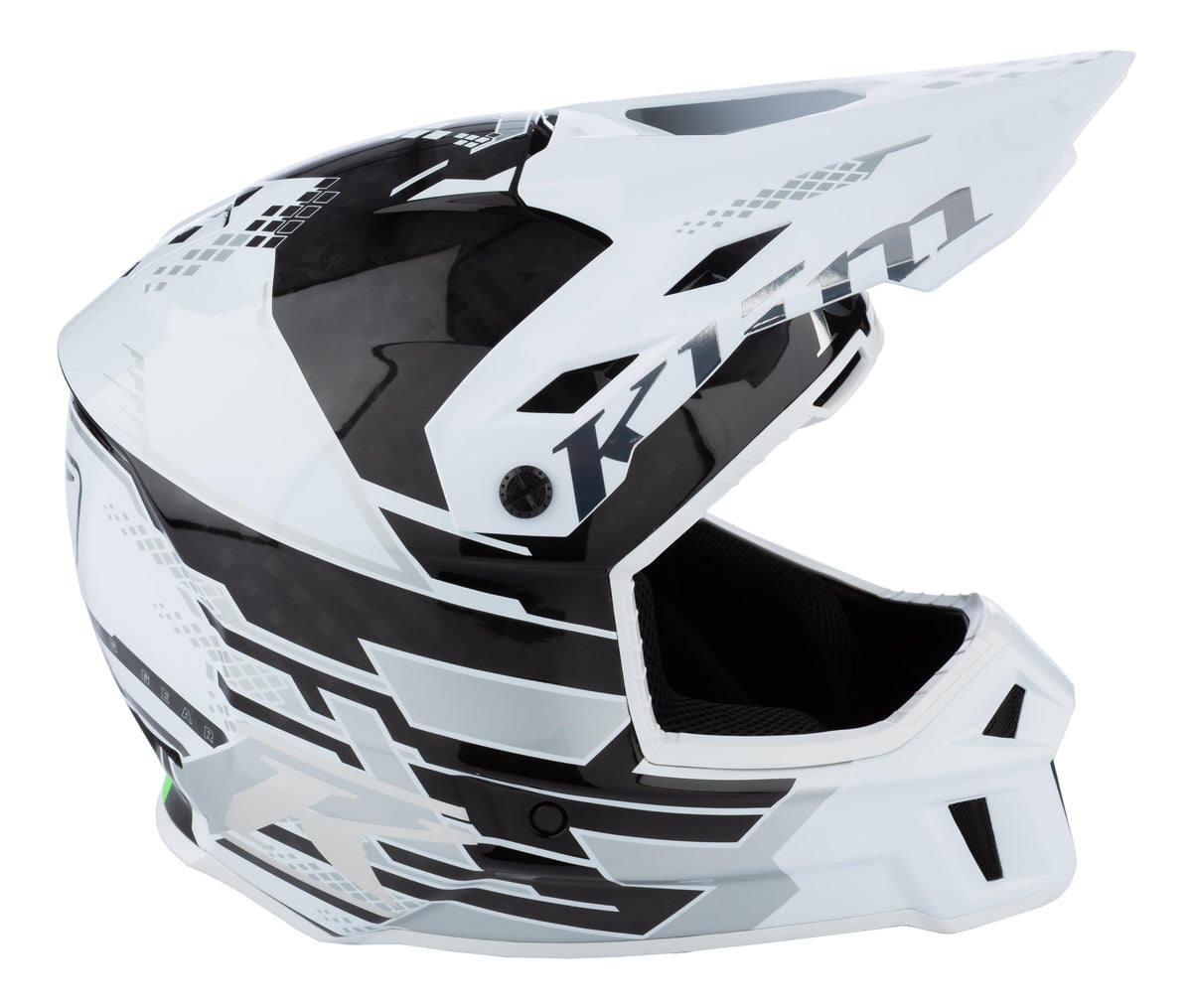F3 Carbon Pro Helmet ECE - Diamondback White