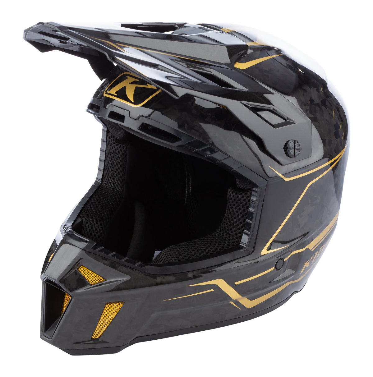 F3 Carbon Pro Helmet ECE - Forged Gold Vein