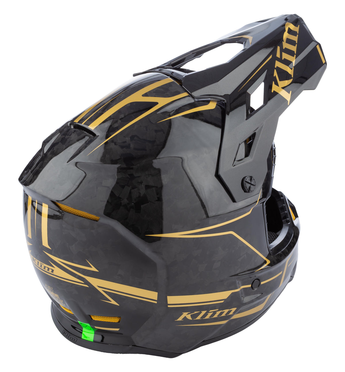 F3 Carbon Pro Helmet ECE - Forged Gold Vein