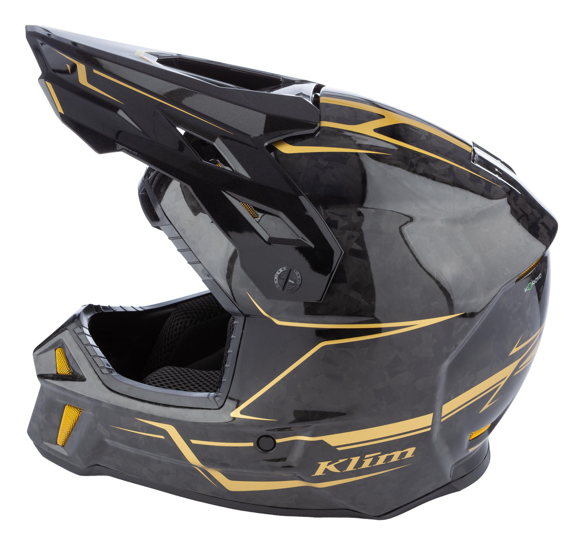 F3 Carbon Pro Helmet ECE - Forged Gold Vein