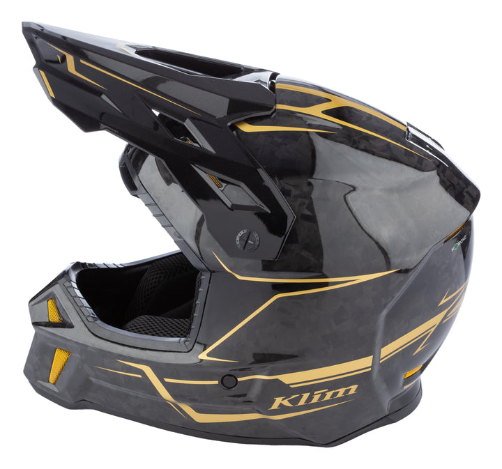 F3 Carbon Pro Helmet ECE - Forged Gold Vein
