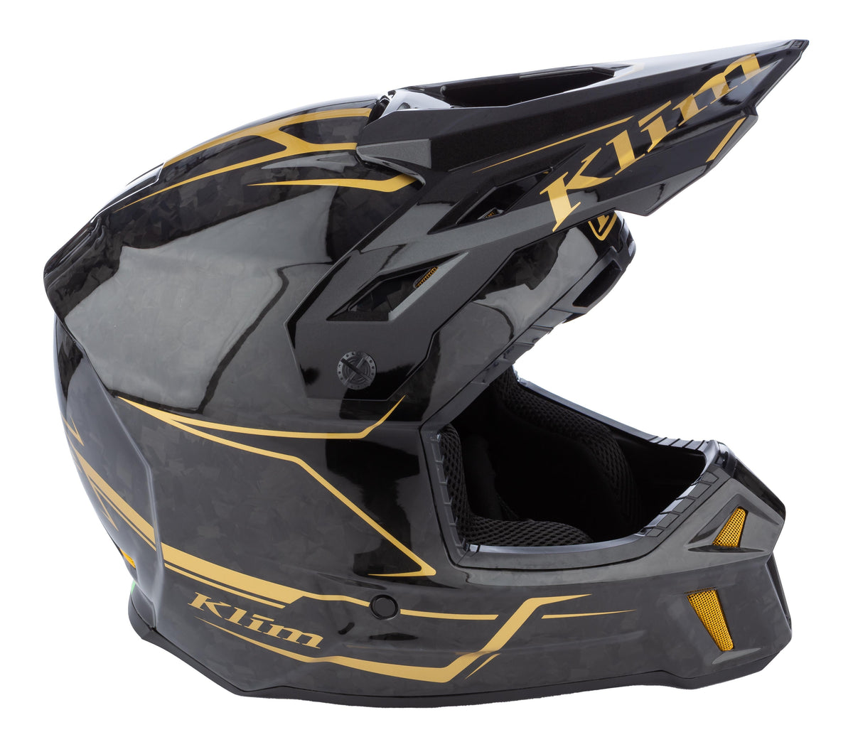F3 Carbon Pro Helmet ECE - Forged Gold Vein