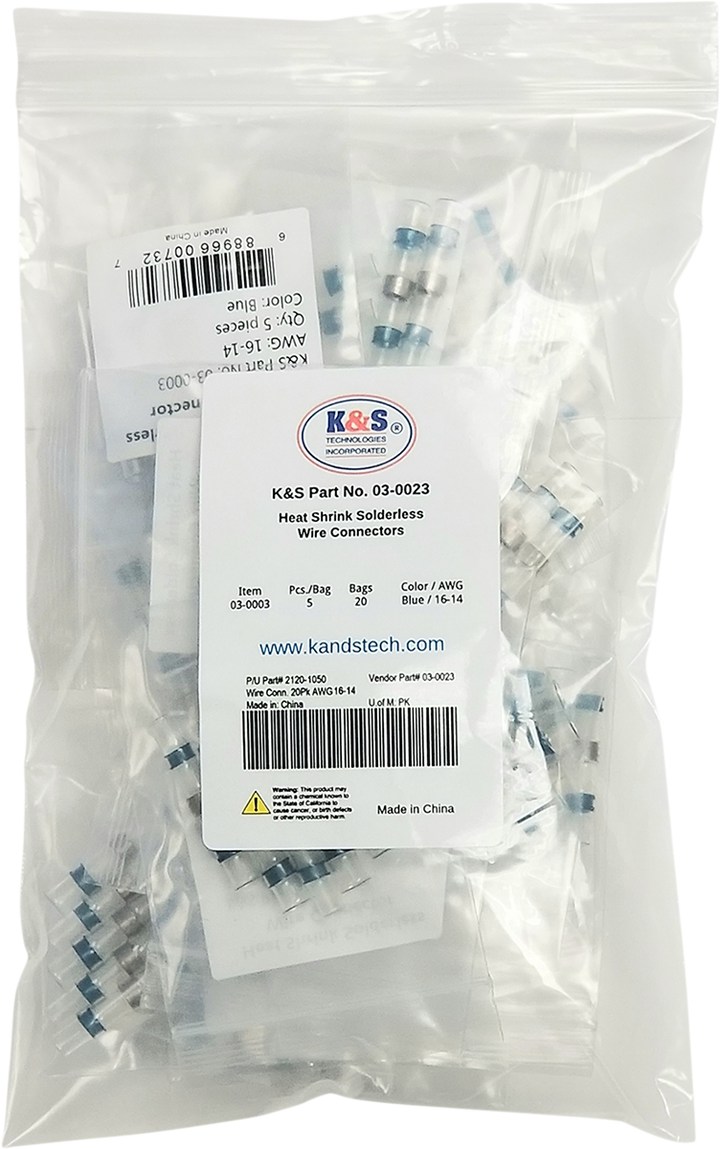 K&S Technologies Solderless Wire Connectors