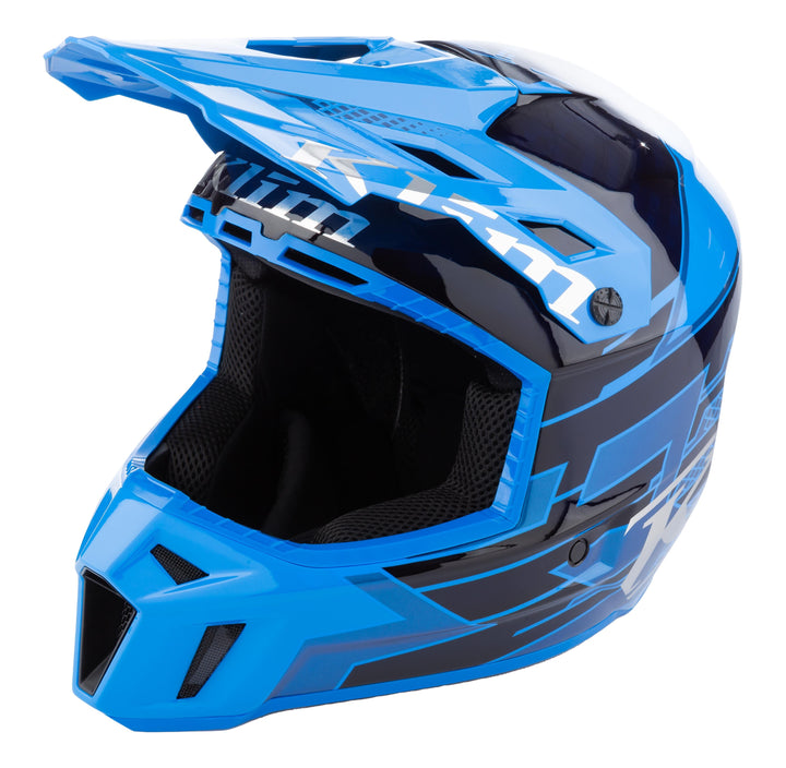 F3 Carbon Pro Visor - Diamondback Electric Blue Lemonade
