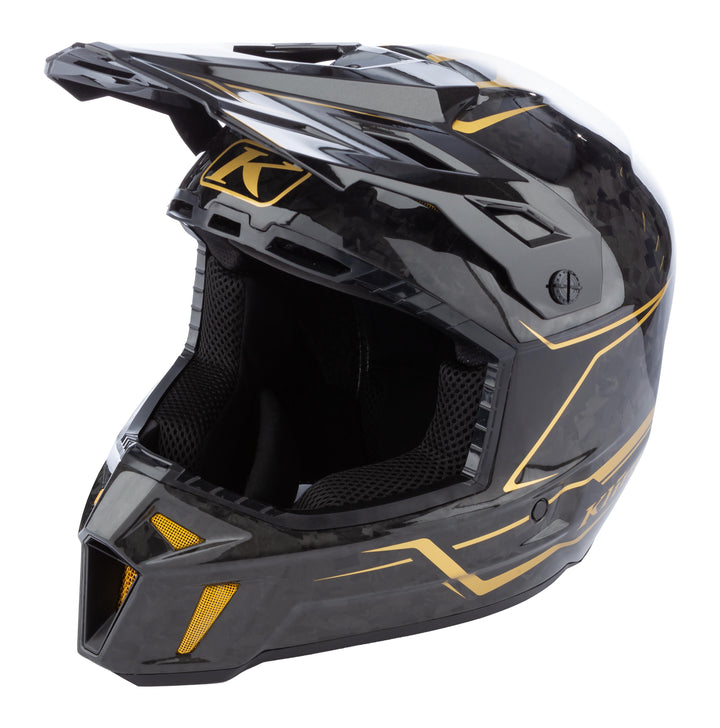 F3 Carbon Pro Visor - Forged Gold Vein