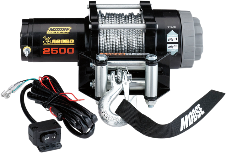 MOOSE OFFROAD 2500 lb Winch - Wire Rope - 50' 104306