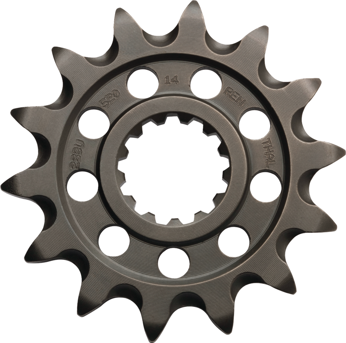 RENTHAL 515U-520-14GP Grooved Ultralight Front Sprocket, 14-Tooth for Triumph