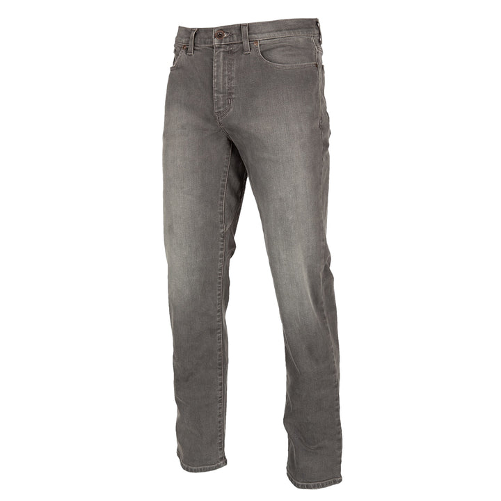 Klim Unlimited Straight Stretch Denim - Steel Gray