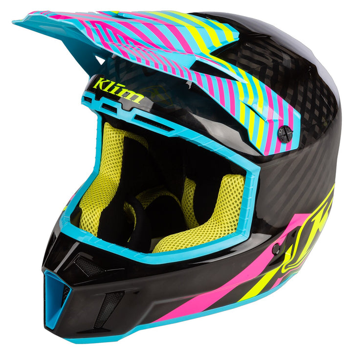 Klim F3 Visor - Illusion Black - Pink
